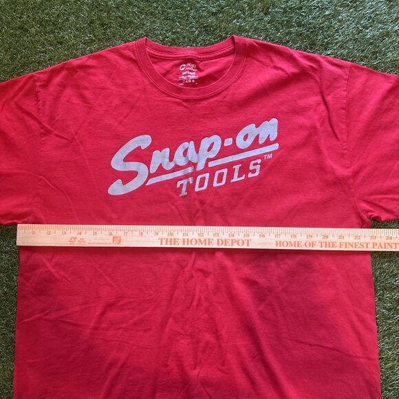 Vintage Official Snap On Tools Red Men’s T Shirt Size XL Authentic  - Picture 4 of 8